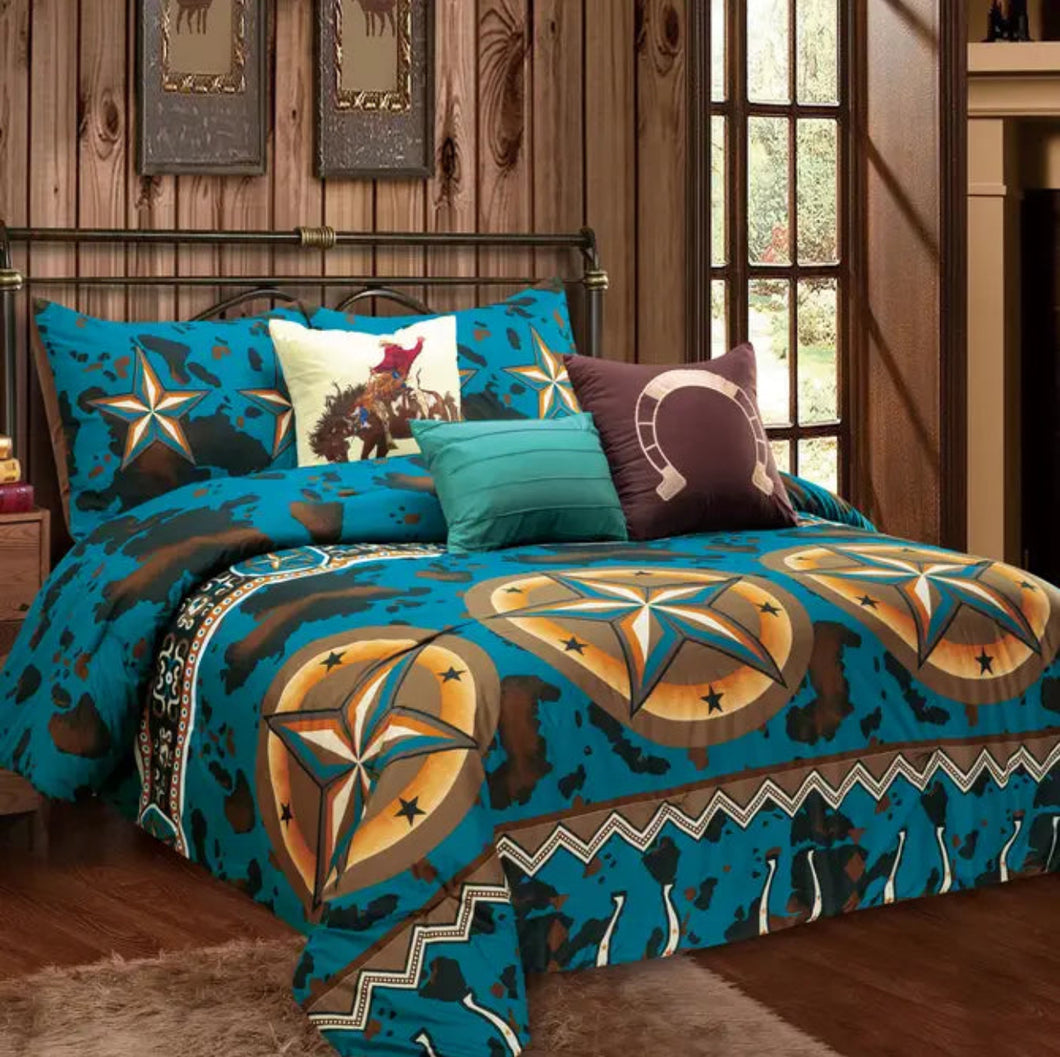 Cowboy couture 6 piece bedding set