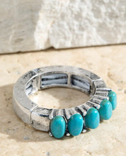 Load image into Gallery viewer, Turquoise stretch ring
